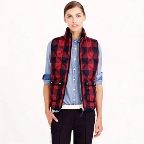 J Crew Excursion Quilted Down Puffer Vest - Picture 2 of 7